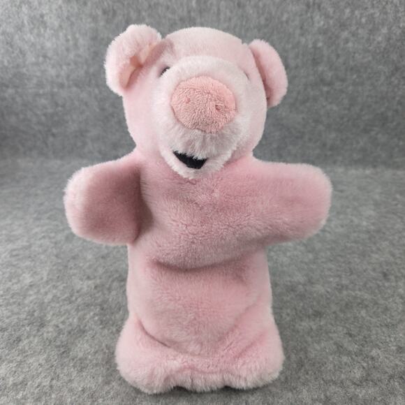 Alma's Designs Hand Puppet Lot Pink Pig Brown Moose Pretend Play Golf Club Cover - Picture 4 of 15